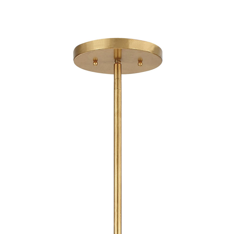 Fulton 6 Light 24" Pendant in Antique Gold
