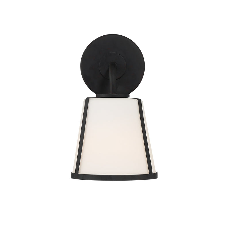 Fulton 1 Light 6.25" Sconce in Black