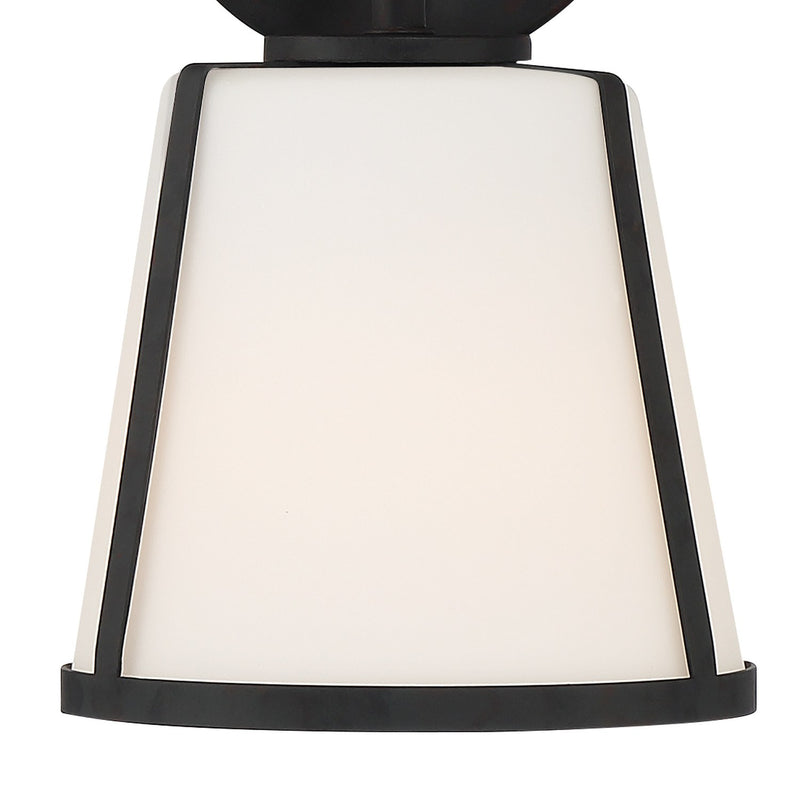 Fulton 1 Light 6.25" Sconce in Black