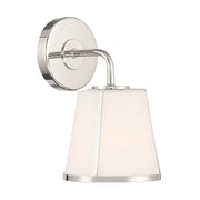 Fulton 1 Light 6.25" Sconce in Polished Nickel