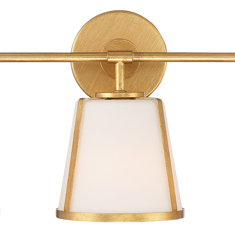 Fulton 3 Light 23.25" Bathroom Vanity in Antique Gold