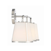 Fulton 3 Light 23.25" Bathroom Vanity in Polished Nickel