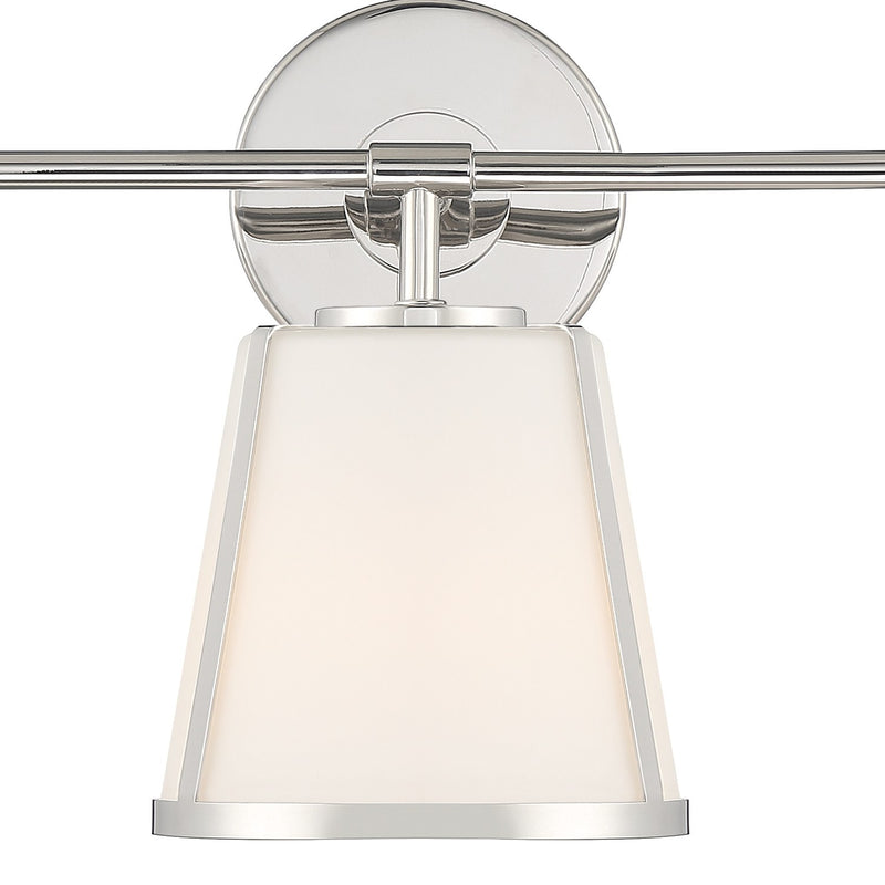 Fulton 3 Light 23.25" Bathroom Vanity in Polished Nickel