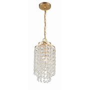 Gabrielle 1 Light 7" Pendant in Antique Gold