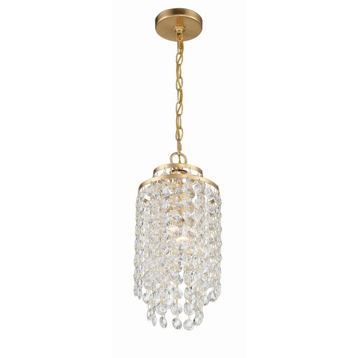 Gabrielle 1 Light 7" Pendant in Antique Gold