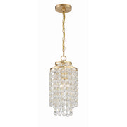 Gabrielle 1 Light 7" Pendant in Antique Gold