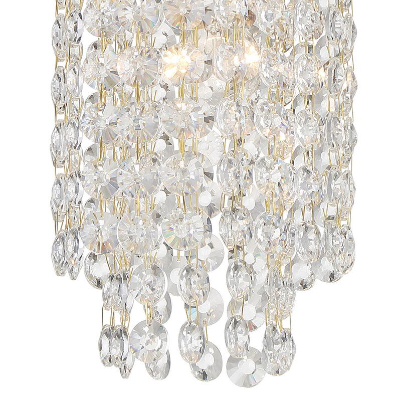 Gabrielle 1 Light 7" Pendant in Antique Gold