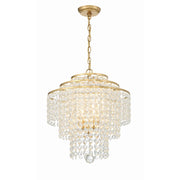 Gabrielle 4 Light 18" Pendant in Antique Gold