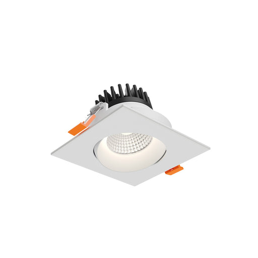 Revolve 3.5" Square Color Select Plus Regressed Gimbal Downlight in White