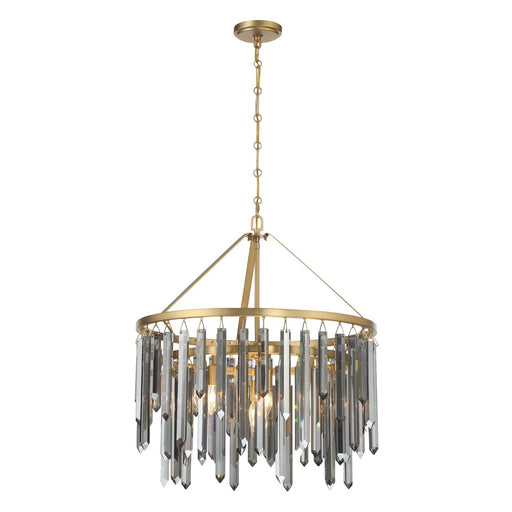 Gemma 7 Light 24" Pendant in Modern Gold