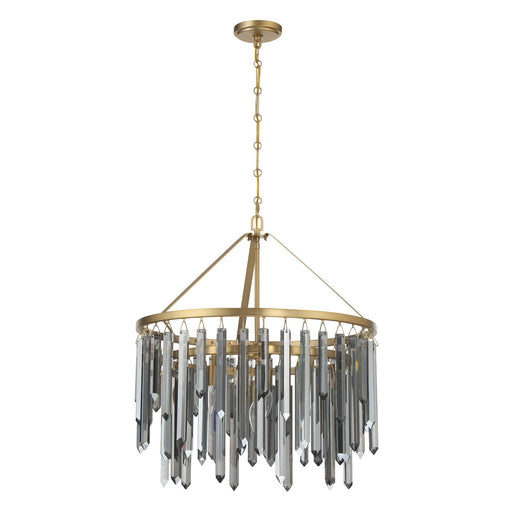 Gemma 7 Light 24" Pendant in Modern Gold