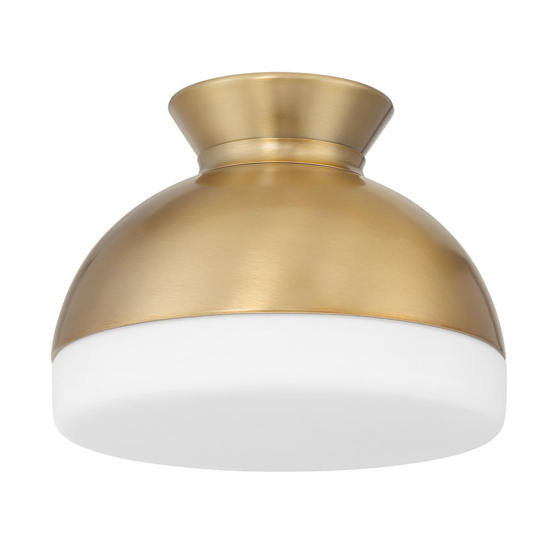 Gidget 1 Light 10.25" Flush Mount in Vibrant Gold