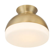 Gidget 1 Light 10.25" Flush Mount in Vibrant Gold
