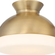 Gidget 1 Light 10.25" Flush Mount in Vibrant Gold