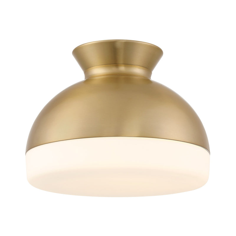 Gidget 2 Light 15" Flush Mount in Vibrant Gold
