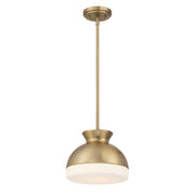Gidget 1 Light 10.25" Pendant in Vibrant Gold