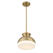 Gidget 1 Light 10.25" Pendant in Vibrant Gold