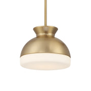 Gidget 1 Light 10.25" Pendant in Vibrant Gold
