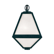 Glacier 1 Light 8" Outdoor Sconce in Black Charcoal