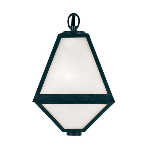 Glacier 1 Light 8" Outdoor Sconce in Black Charcoal
