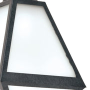 Glacier 1 Light 8" Outdoor Sconce in Black Charcoal