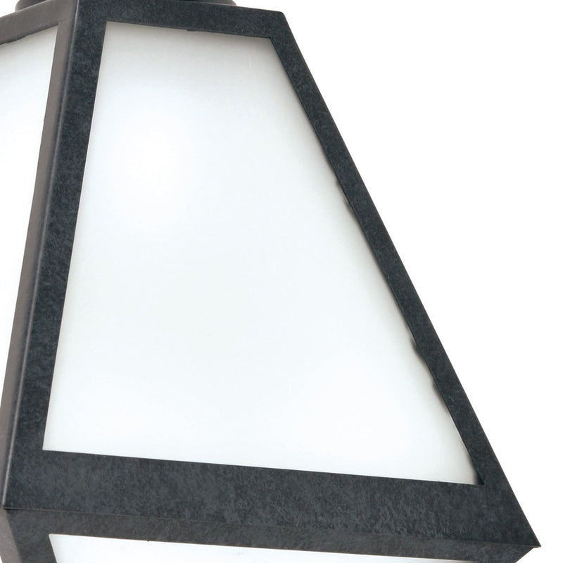 Glacier 1 Light 8" Outdoor Sconce in Black Charcoal