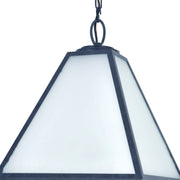 Glacier 3 Light 14" Outdoor Pendant in Black Charcoal