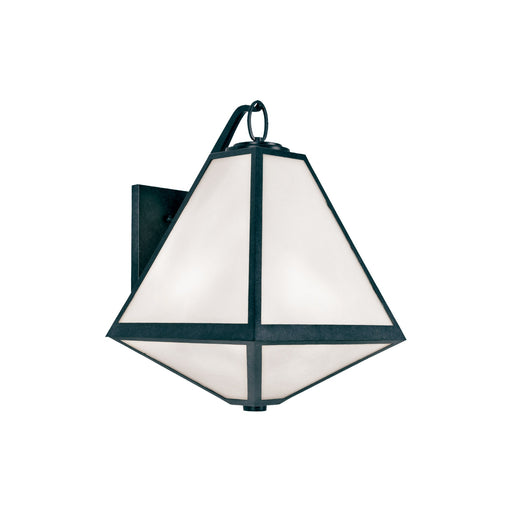 Glacier 2 Light 11" Outdoor Sconce in Black Charcoal