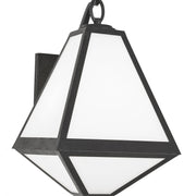 Glacier 2 Light 11" Outdoor Sconce in Black Charcoal