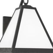 Glacier 2 Light 11" Outdoor Sconce in Black Charcoal