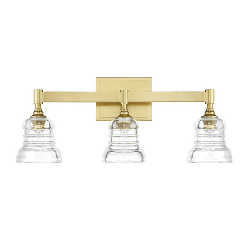 Gregory 3 Light 23.75" Bathroom Vanity in Aged Brass