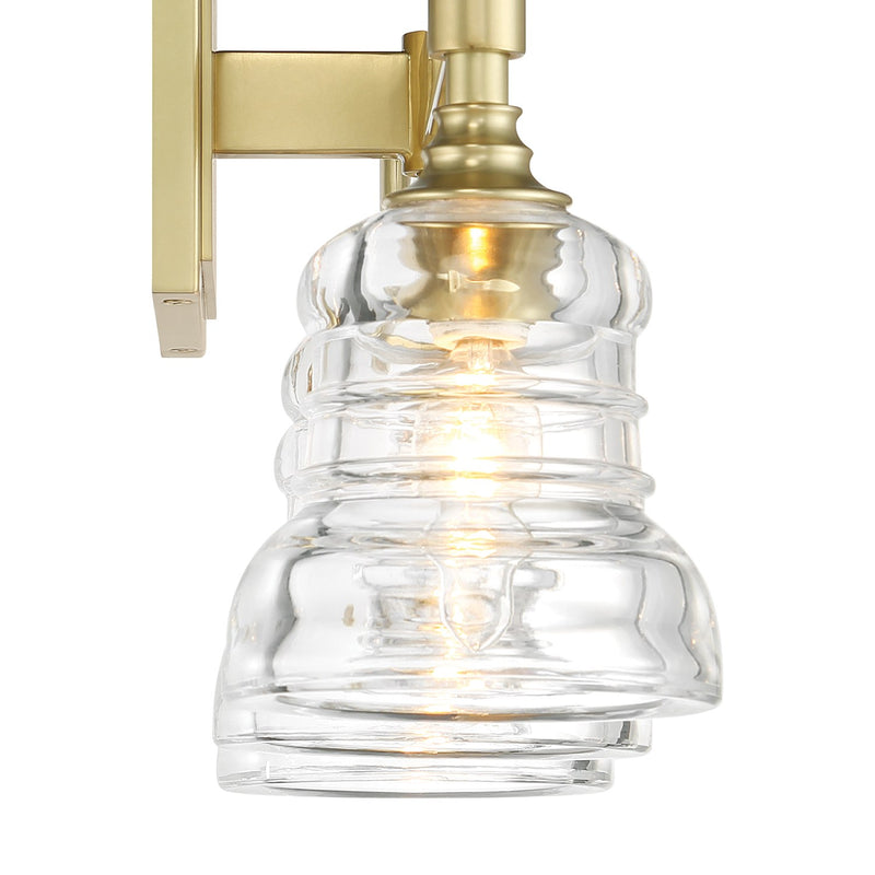 Gregory 3 Light 23.75" Bathroom Vanity in Aged Brass