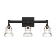 Gregory 3 Light 23.75" Bathroom Vanity in Matte Black