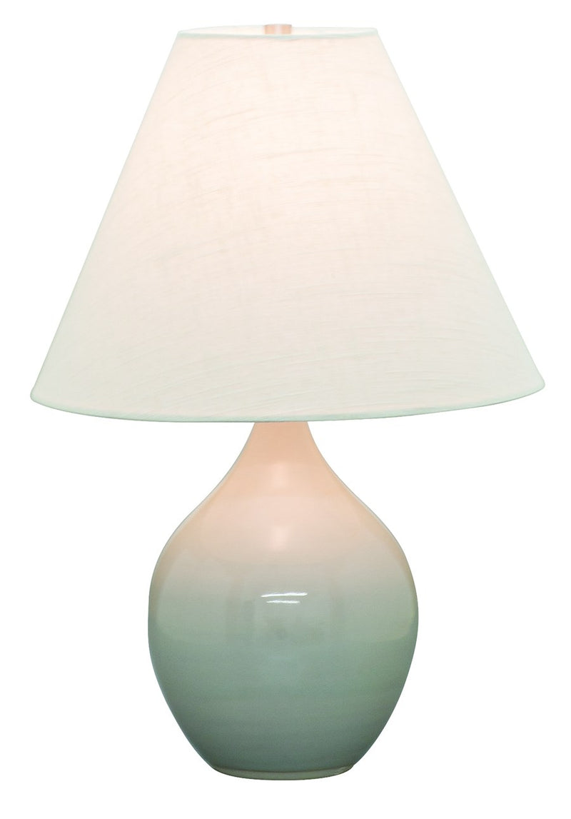 Scatchard 19" Stoneware Accent Table Lamp in Gray Gloss