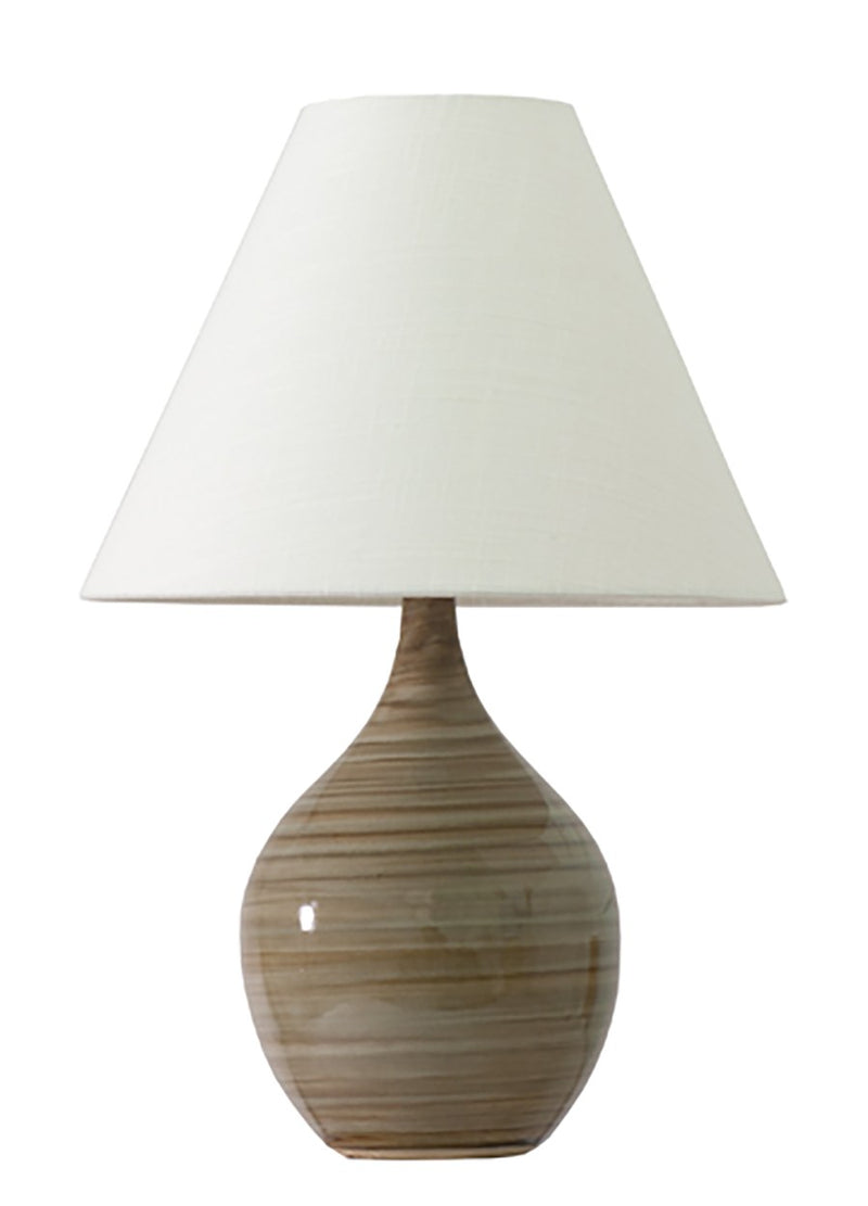 Scatchard 19" Stoneware Accent Table Lamp in Tigers Eye