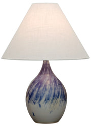Scatchard 22.5" Stoneware Table Lamp (GS300) in Decorated Gray