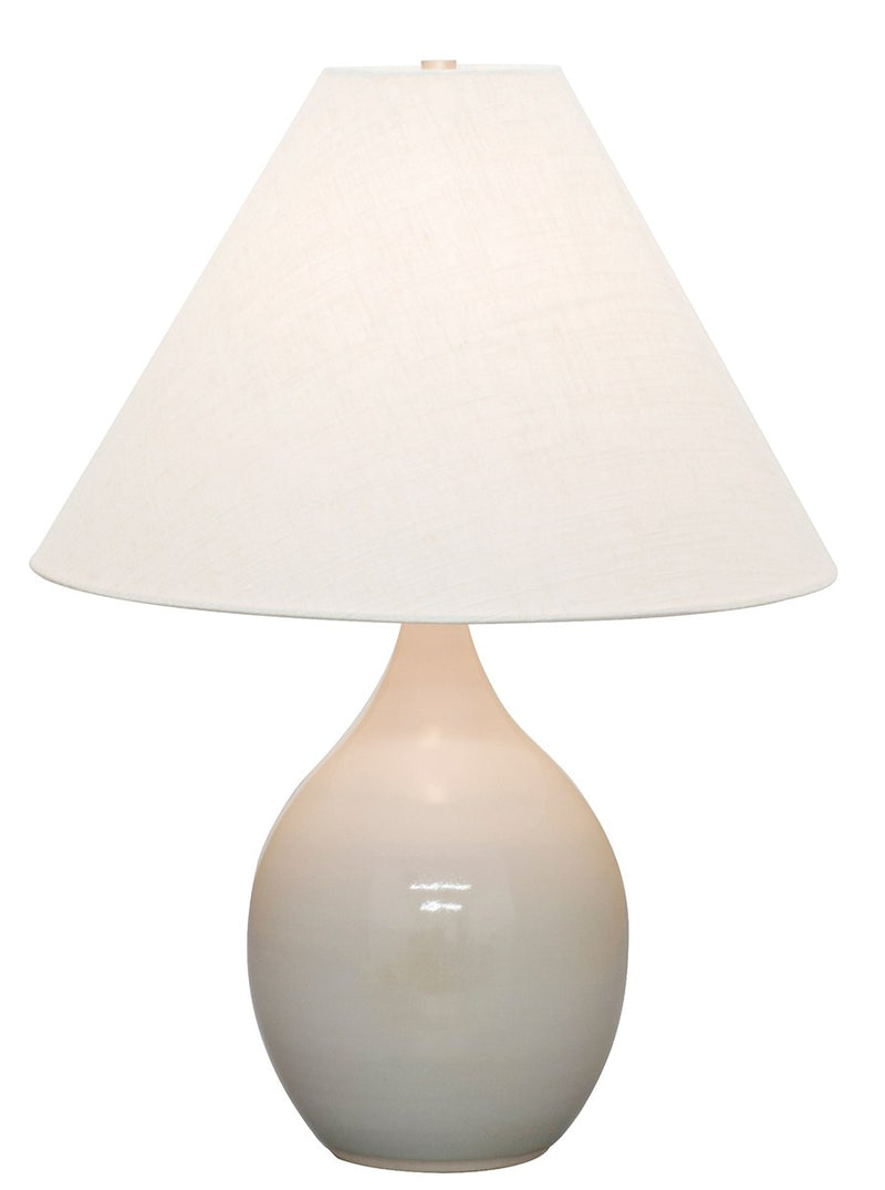Scatchard 22.5" Stoneware Table Lamp (GS300) in Gray Gloss