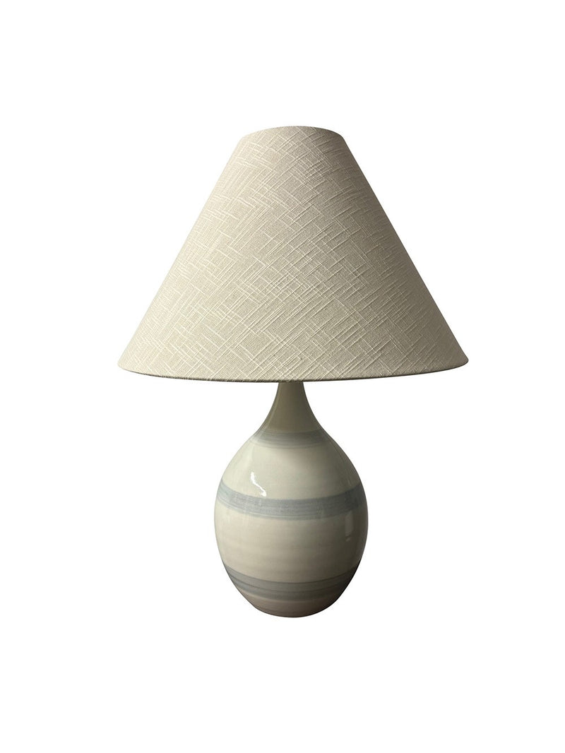 Scatchard 22.5" Stoneware Table Lamp (GS300) in Gray Sky