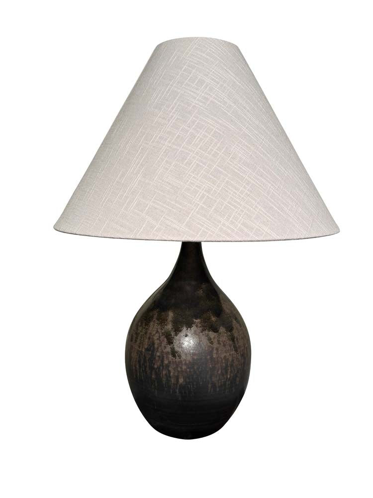 Scatchard 22.5" Stoneware Table Lamp (GS300) in Mystic Gray