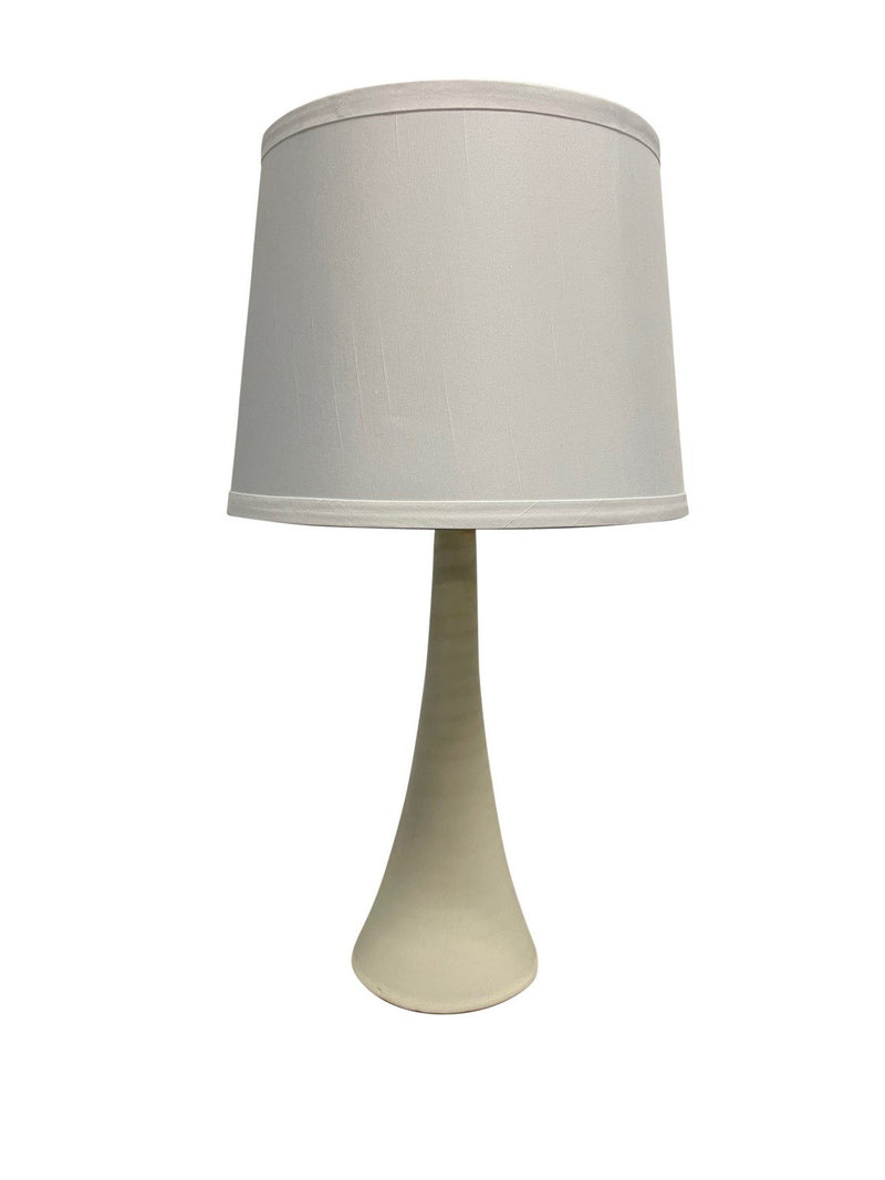 Scatchard 20" Stoneware Bedside Lamp in Oatmeal