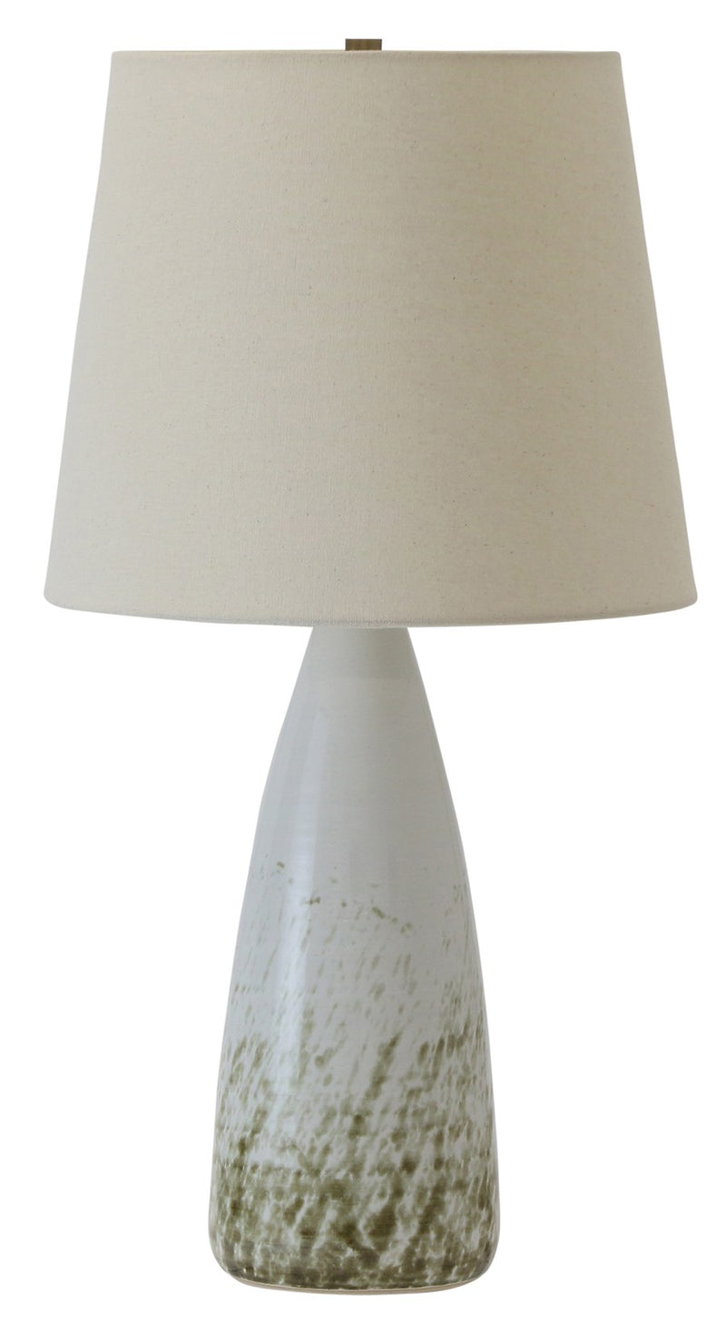Scatchard 25.5" Stoneware Table Lamp in Decorated White