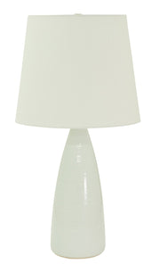 Scatchard 25.5" Stoneware Table Lamp in White Gloss