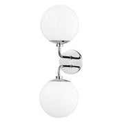Stella 2-Light Bath Vanity Light in Polished Nickel