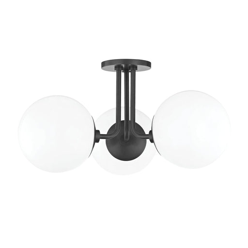 Stella 3-Light Semi-Flush Mount in Old Bronze