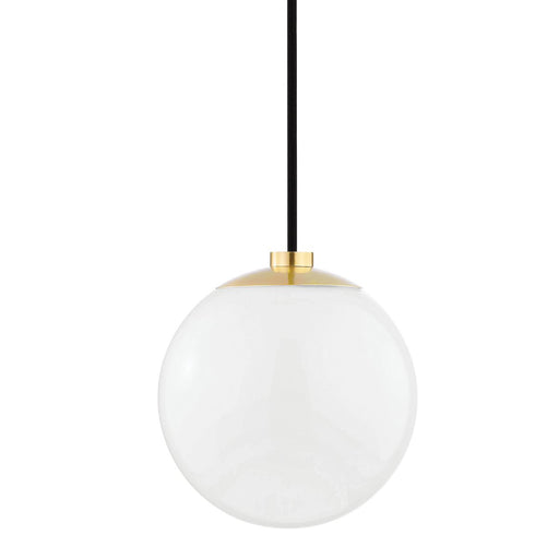 Stella Small Pendant in Aged Brass