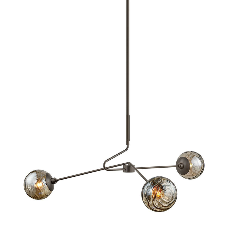 Nyla 3-Light Chandelier in True Bronze