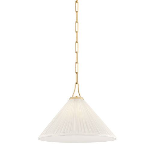 Merida Small Pendant in Aged Brass