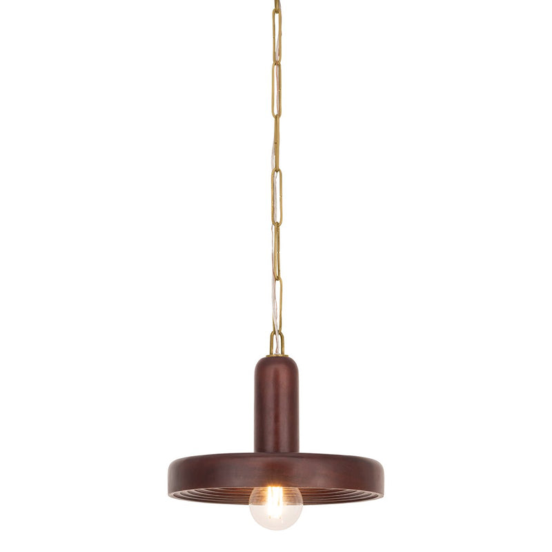 Scheana Pendant in Aged Brass