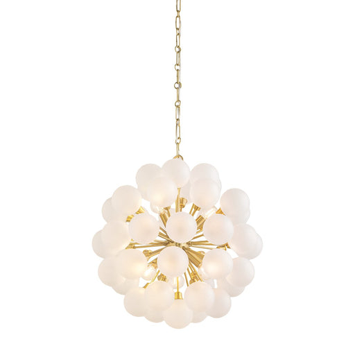 Antoneta 6-Light Chandelier in Aged Brass