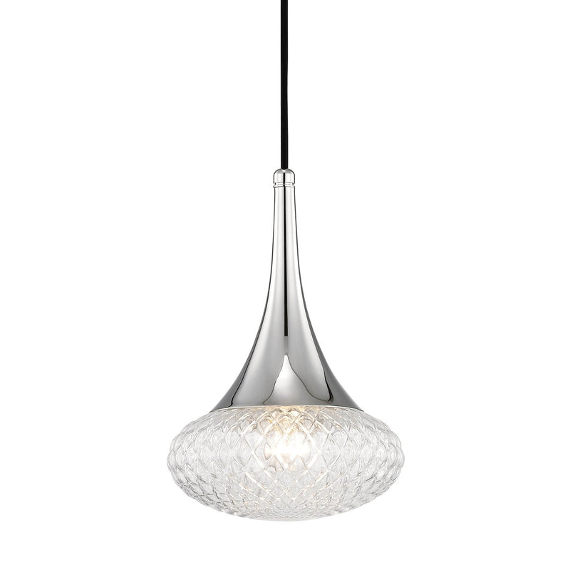 Bella Small Pendant in Polished Nickel